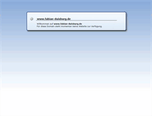 Tablet Screenshot of fabian-duisburg.de